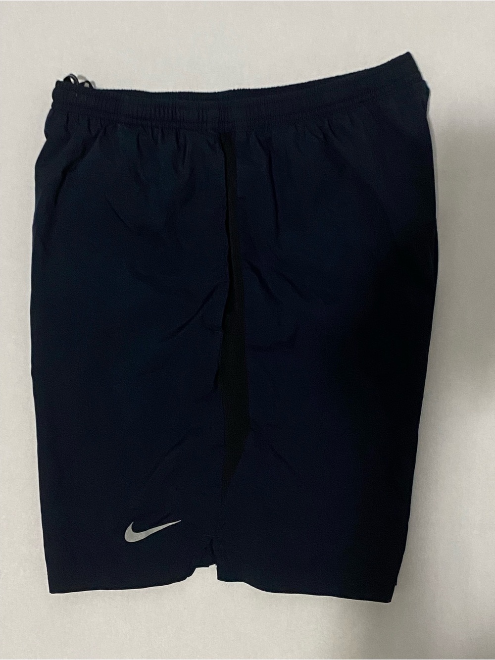 Nike Men’s Navy Athletic Shorts with Reflective Swoosh Size M